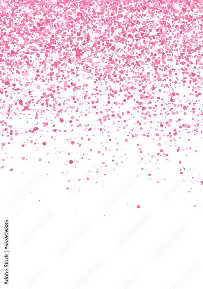 Sparkling scattered hot pink glitter Sparkling scattered hot pink glitter