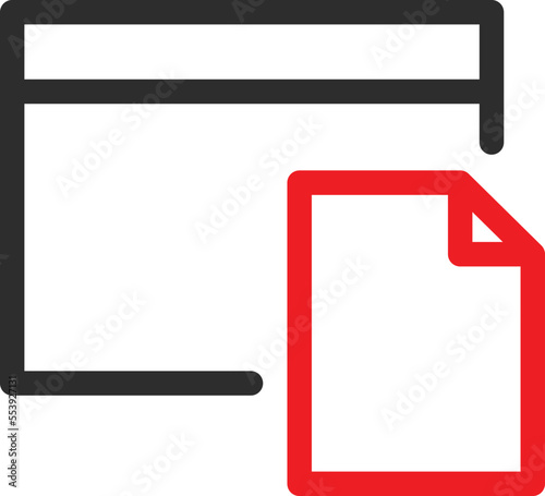 File Browser Vector Icon 