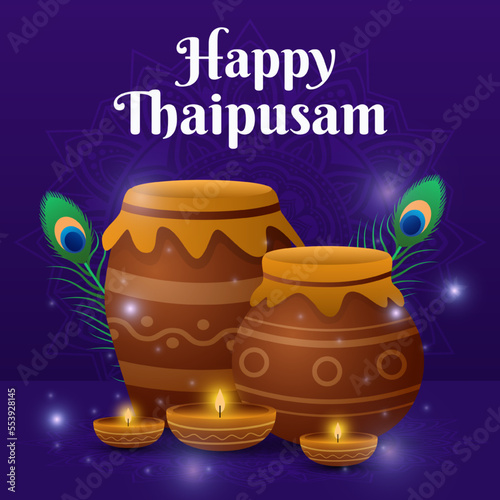 Happy Thaipusam Concept