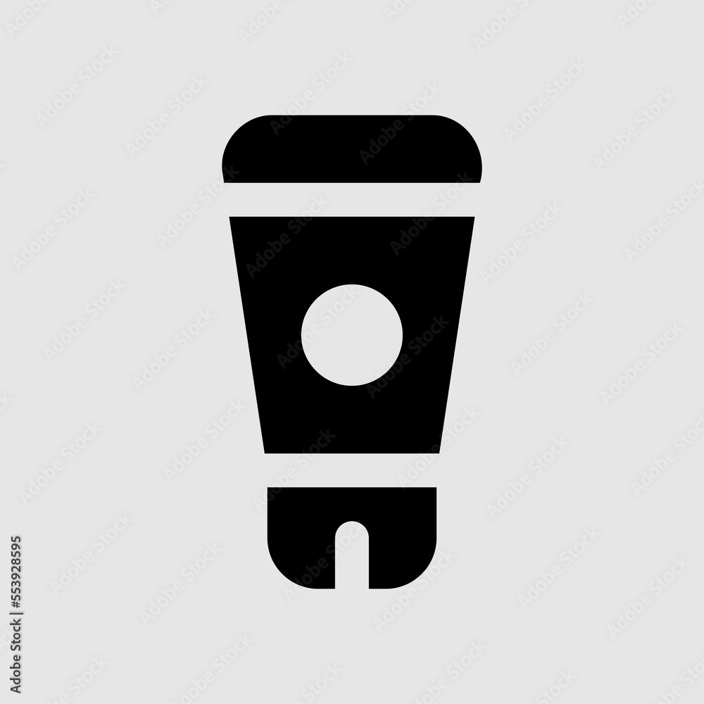 Suncream icon in solid style about travel, use for website mobile app presentation Suncream icon in solid style about travel, use for website mobile app presentation