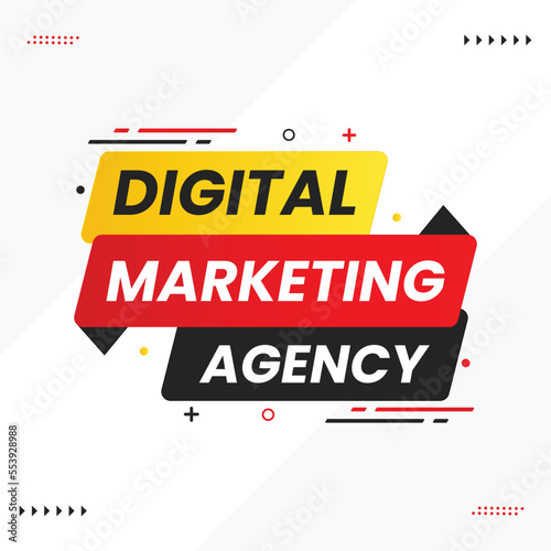 digital marketing agency banner for social media post template