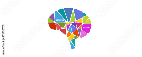Quantum processing. Deep learning artificial intelligence. Future new technology  for business or science presentation