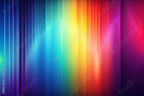 abstract rainbow background generative ai