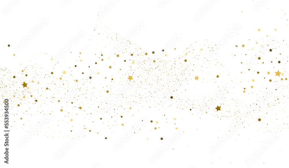 Silver gold stars confetti. Silver gold stars confetti.