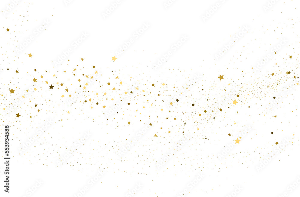Silver gold stars confetti. Silver gold stars confetti.