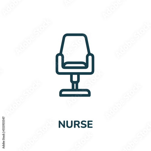 office chair icon vector. chair icon vector symbol illustration. modern simple vector icon for your design. table icon vector 