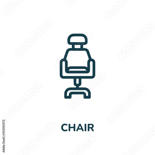 office chair icon vector. chair icon vector symbol illustration. modern simple vector icon for your design. table icon vector	