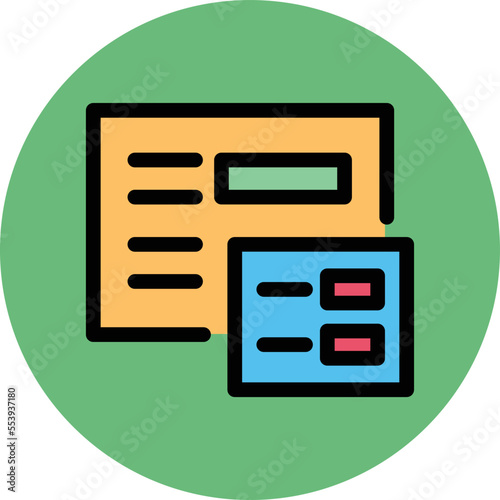 Duplicate File Vector Icon

