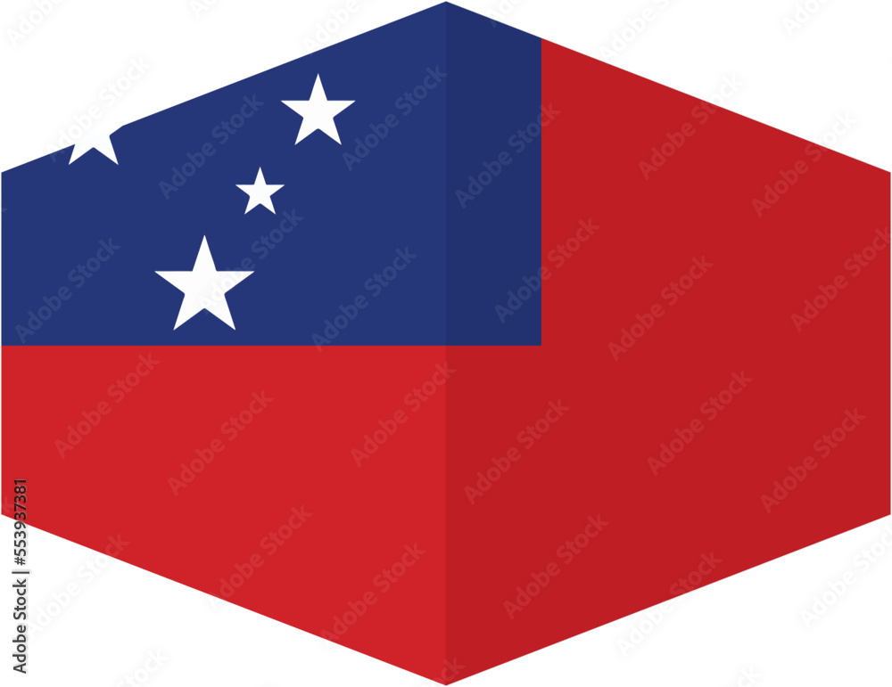 Samoa flag background with cloth texture.Samoa Flag vector illustration eps10. Samoa flag background with cloth texture.Samoa Flag vector illustration eps10.