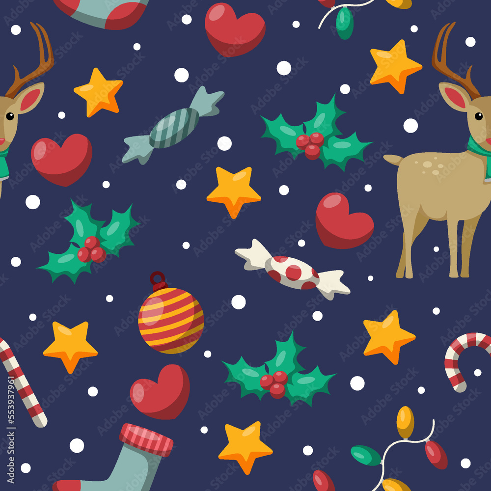 Christmas Seamless Background