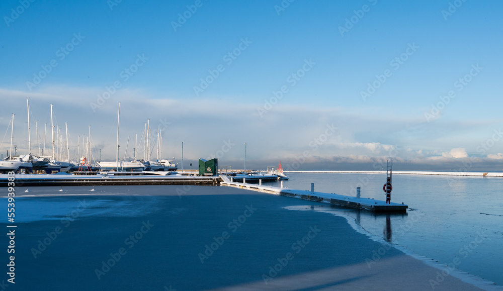 Obraz premium winter harbour