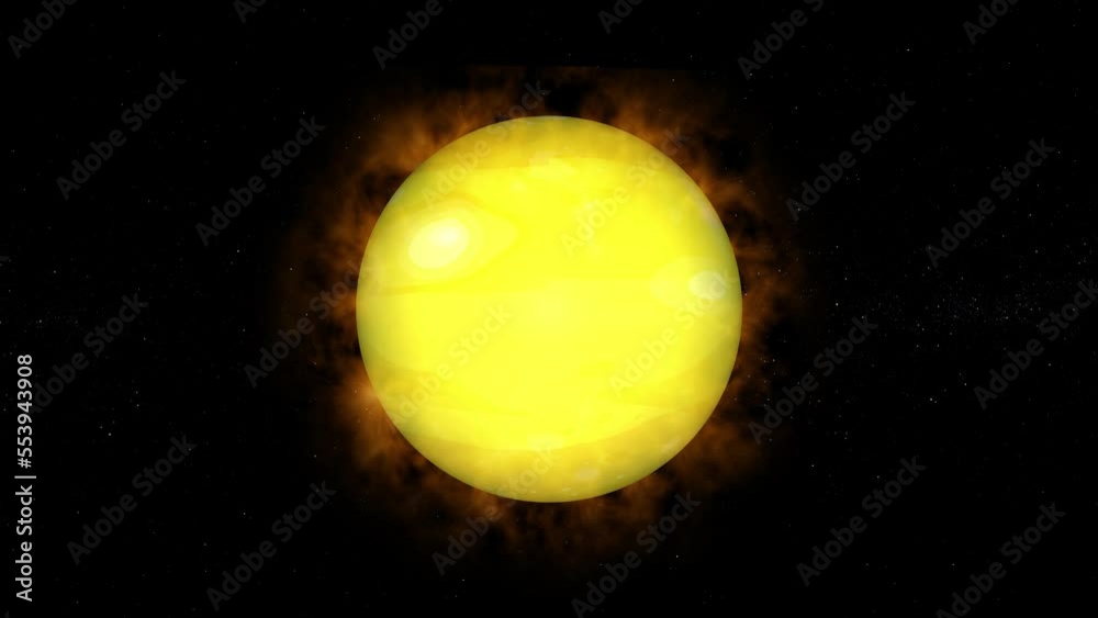 Rotating Sun In Space - Uses images from NASA Rotating Sun In Space - Uses images from NASA