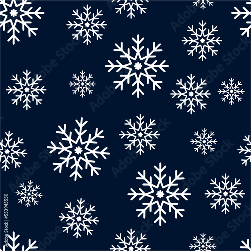 set of snowflakes