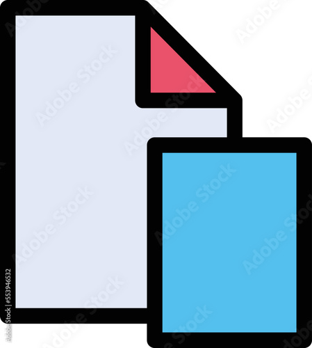 Duel File  Vector Icon
