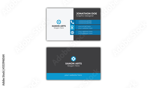 Modern Business Card, Creative and Clean Business Card Template , modern business card template, Luxury business card design template, Personal visiting card, Futuristic business card design.