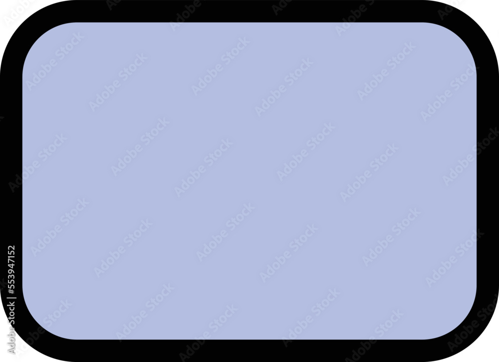 Rounded rectangle Vector Icon
Rounded rectangle Vector Icon