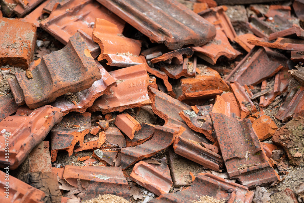 old broken building materials old broken building materials