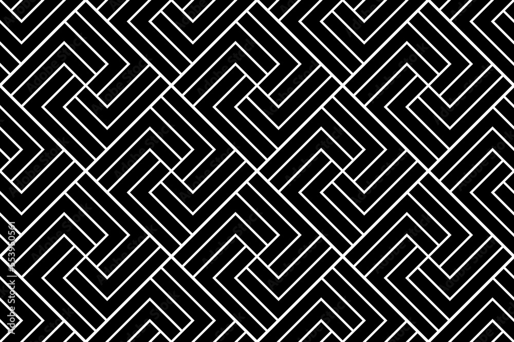 Abstract geometric pattern. A seamless vector background. White and black ornament. Graphic modern pattern. Simple lattice graphic design Abstract geometric pattern. A seamless vector background. White and black ornament. Graphic modern pattern. Simple lattice graphic design