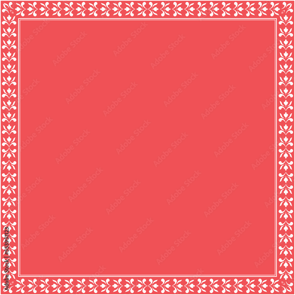 Decorative frame Elegant vector element for design in Eastern style, place for text. Floral pink and white border. Lace illustration for invitations and greeting cards Decorative frame Elegant vector element for design in Eastern style, place for text. Floral pink and white border. Lace illustration for invitations and greeting cards