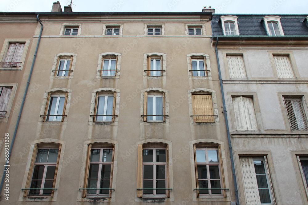 old flat buildings in nancy in france 