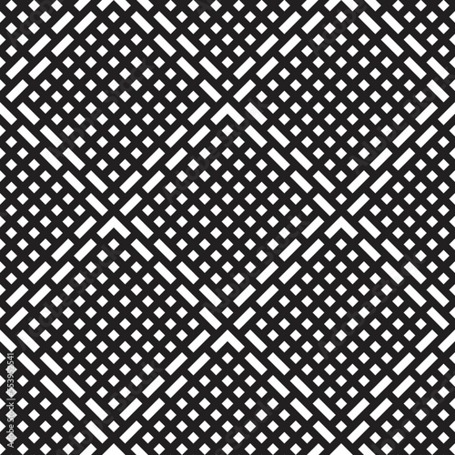 Seamless pattern with lines.Unusual poster Design .Black Vector stripes .Geometric shape. Endless texture 