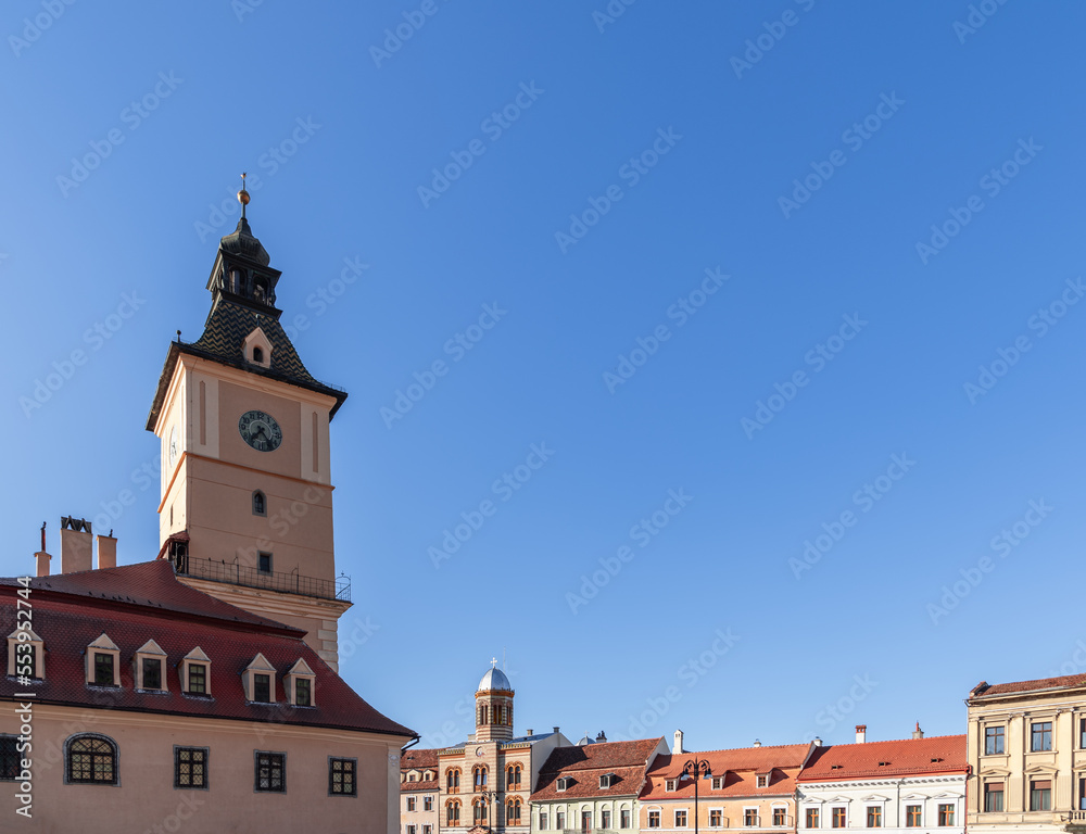 At 17th century the tower of Council House became the (tower of trumpets) so named after the guards blew their trumpets every hour. Brasov, Romania 