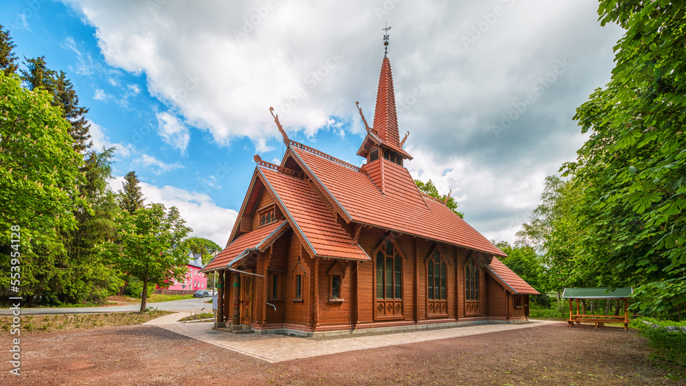 Stabholzkirche Stiege 01