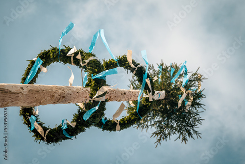 Bavarian festival tree / Kirchweihbaum photo