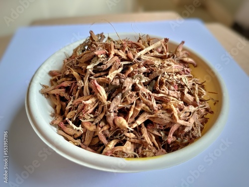 Dry Flowers of Woodfordia fruticosa Kurz. ( Dhataki) are fermentative initiators used in ayurvedic liquid formulations. It also has medicinal properties used in gynaecological , liver disorders, etc photo