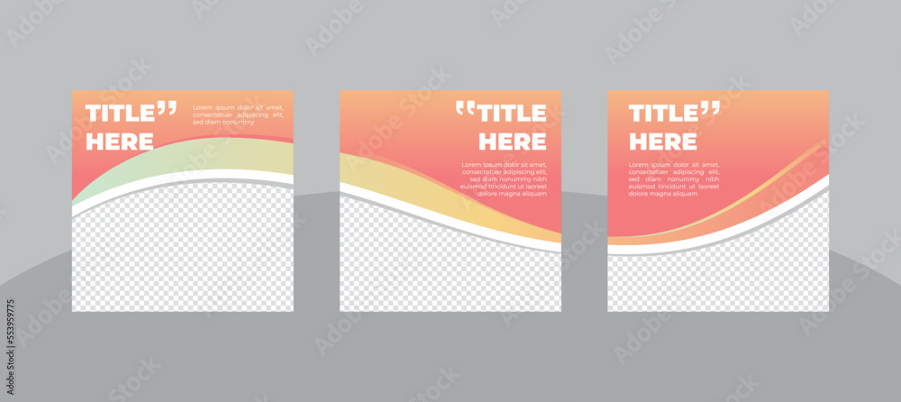 Fototapeta premium Digital Marketing Social Media Post Template, Digital marketing agency, Square Flyer Template, Editable web Banner Post Template.