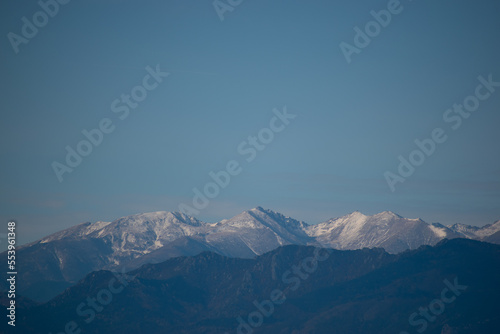 Montaña del Canigó con la primera nevada