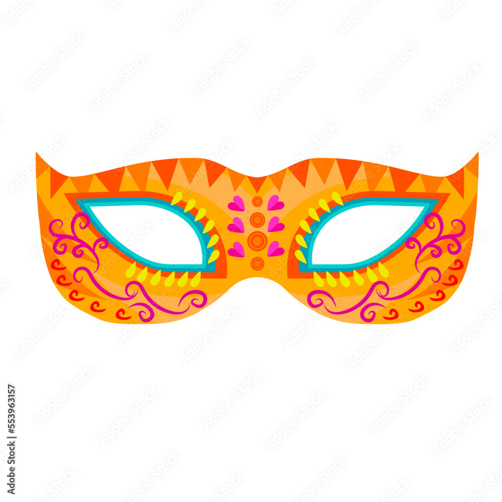Multicolored fun carnival mask Multicolored fun carnival mask
