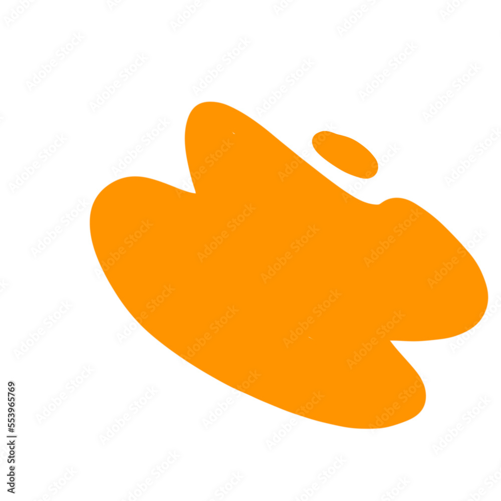 Abstract Shape Illustration Orange Abstract Shape Illustration Orange
