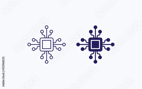 Cpu Chip illustration icon