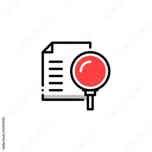application analyzed icon