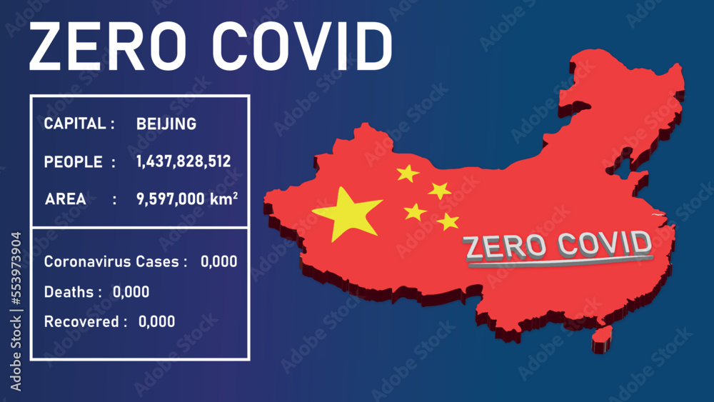 China lockdown map zero covid Stock Vector Adobe Stock