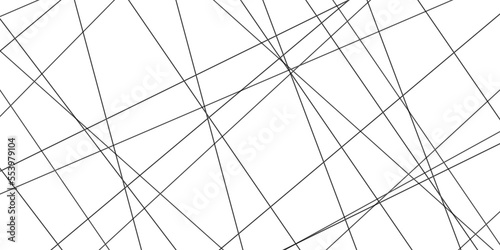Abstract lines in black and white tone of many squares and rectangle shapes on white background. Metal grid isolated on the white background. nervures de feuilles mortes, fond rectangle and geometric