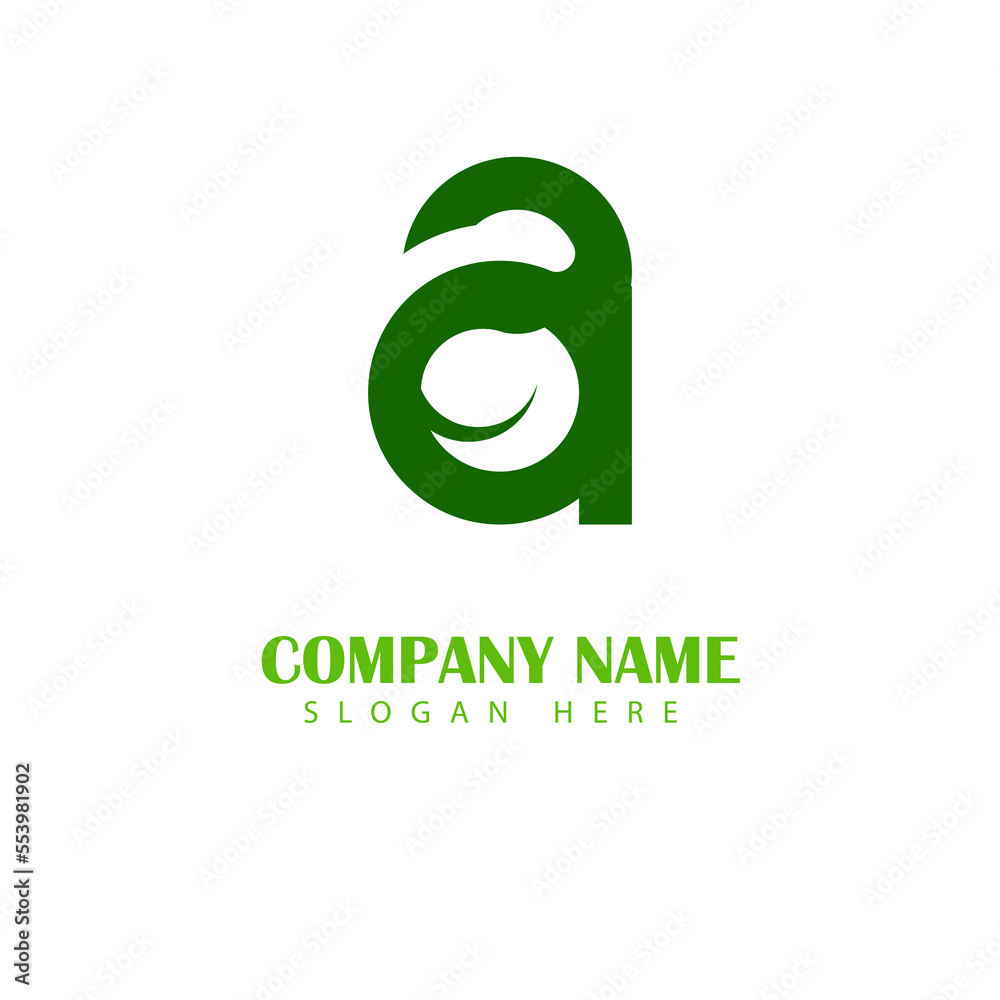 Nature Leaf Green Logo Design Nature Leaf Green Logo Design