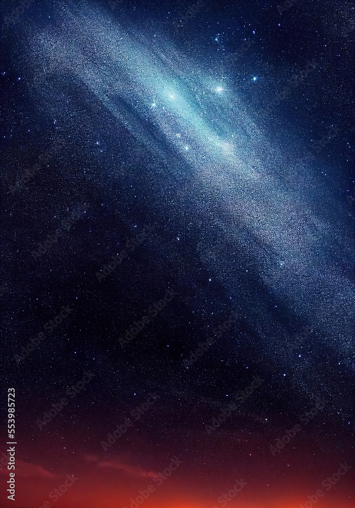 Fototapeta premium Dark starry galaxy sky. Nebula and universe concept. 