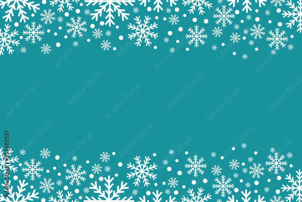 Winter Background for Christmas and New Year. Snowflakes background Winter Background for Christmas and New Year. Snowflakes background