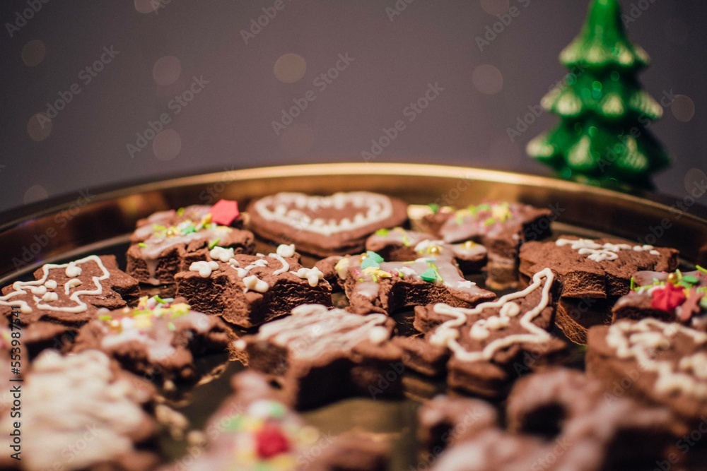 Gingerbread | Gingerbreads | Pierniczki | Pierniki | Ciastka | Ciasteczka | Świąteczne pierniki | Świąteczne pierniczki | Świąteczne ciastka | Święta | Wypieki | Boże Narodzenie | Wypieki świąteczne - obrazy, fototapety, plakaty 