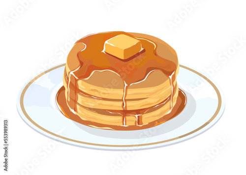 パンケーキのイラスト