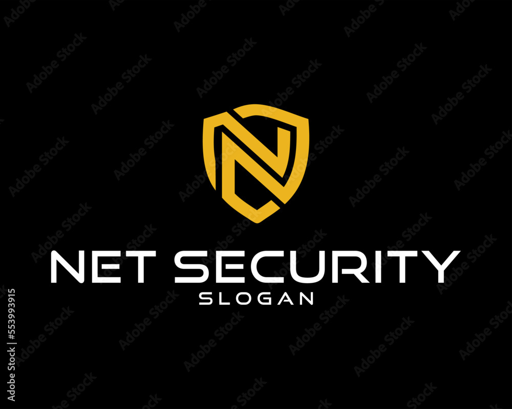 business logo design modern logo initial N security business logo design modern logo initial N security