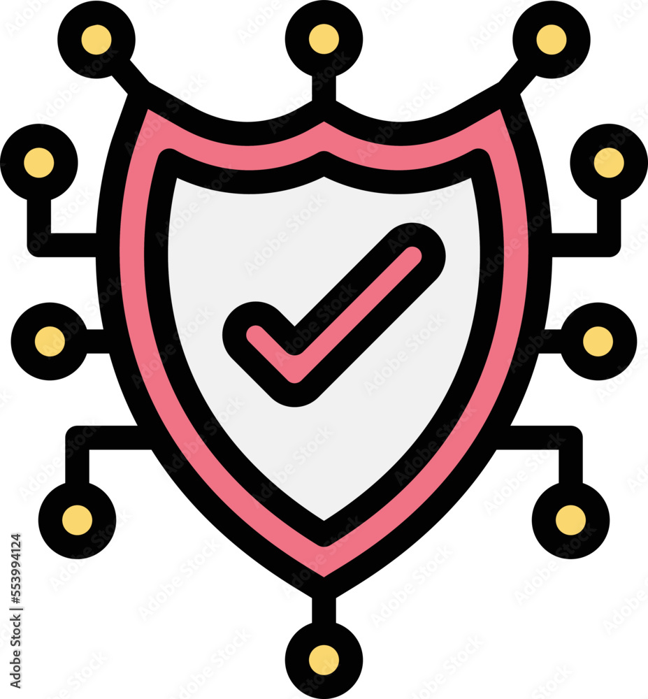 Shield Vector Icon Design Illustration Shield Vector Icon Design Illustration