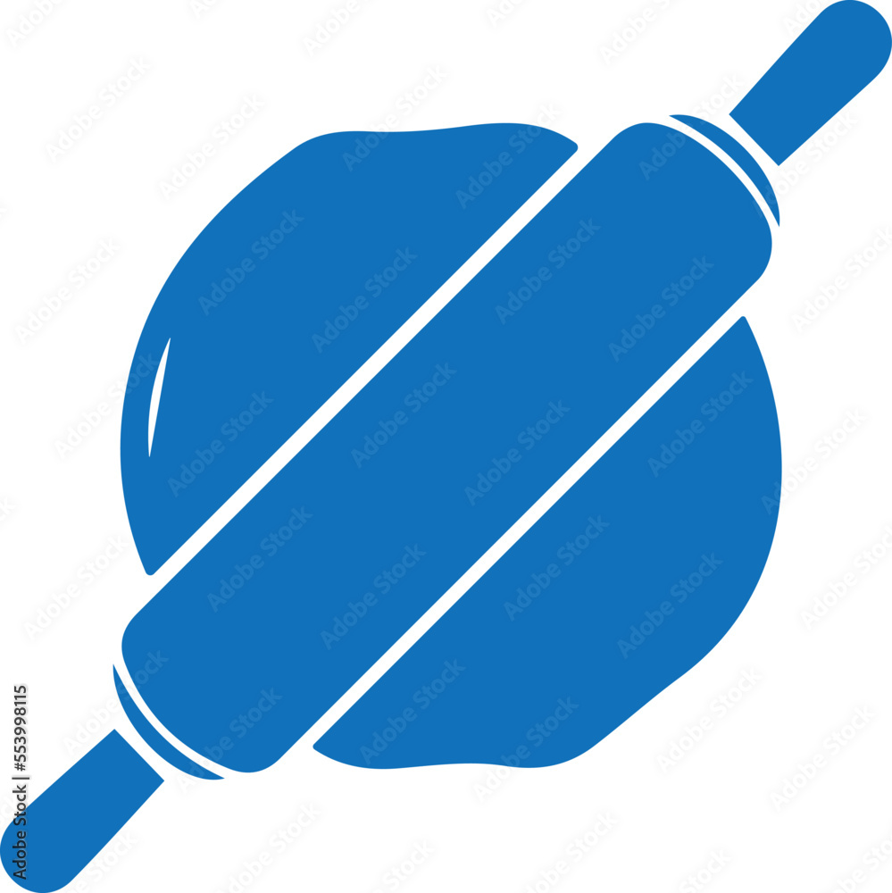 Dough pizza icon, making pizza dough icon blue vector Dough pizza icon, making pizza dough icon blue vector