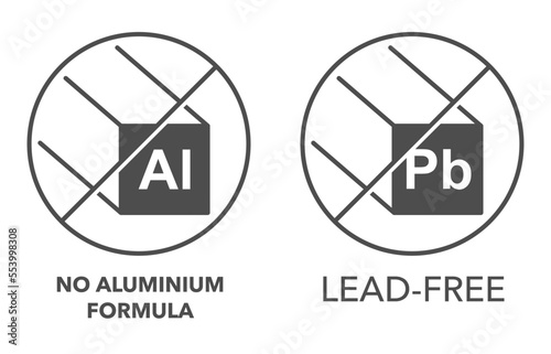 No aluminium and Lead-free circular stamps