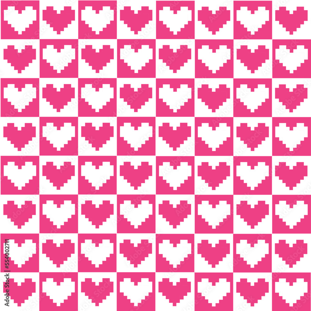 Valentine's day pattern background, Hearts pattern seamleas, love pattern. Valentine's day pattern background, Hearts pattern seamleas, love pattern.