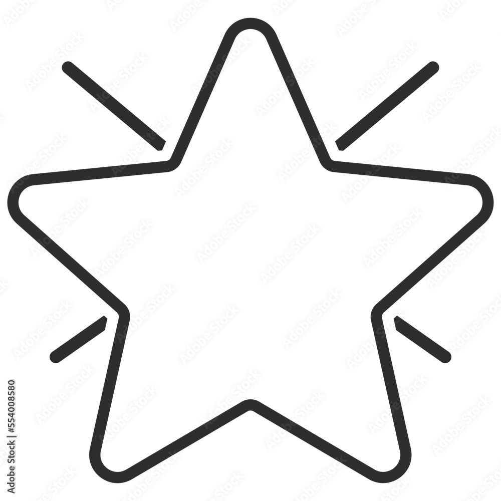 Minimalist Star Element Minimalist Star Element