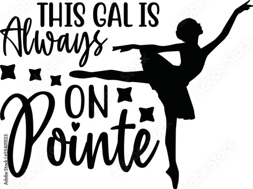 this gal is always on pointe