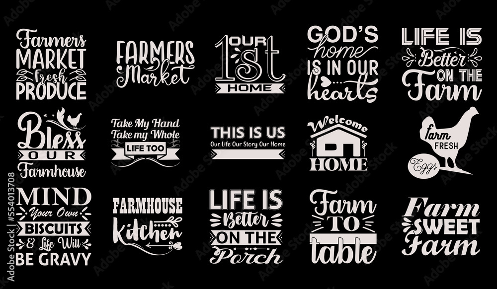 Farmhouse SVG Bundle Farmhouse SVG Bundle